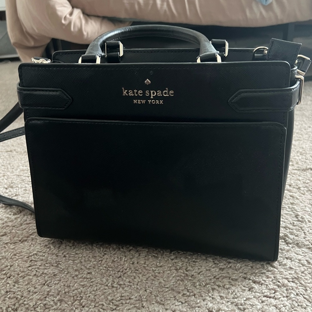 kate spade Black Leather shoulder and handbag for Women - Picture 1 of 3